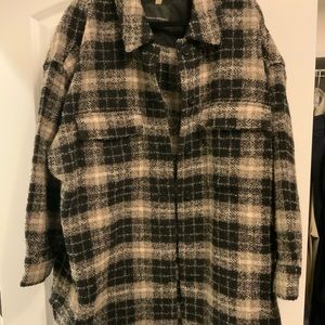 Black and Tan plaid shocker, never worn